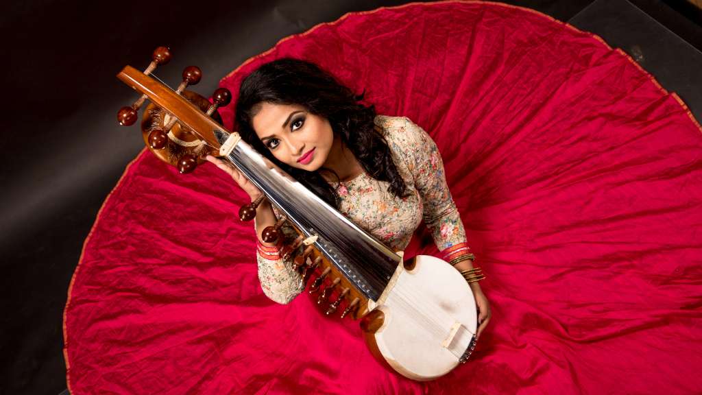 Introducing Debasmita Bhattacharya image with sarod