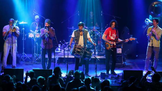 Red Baraat performing live