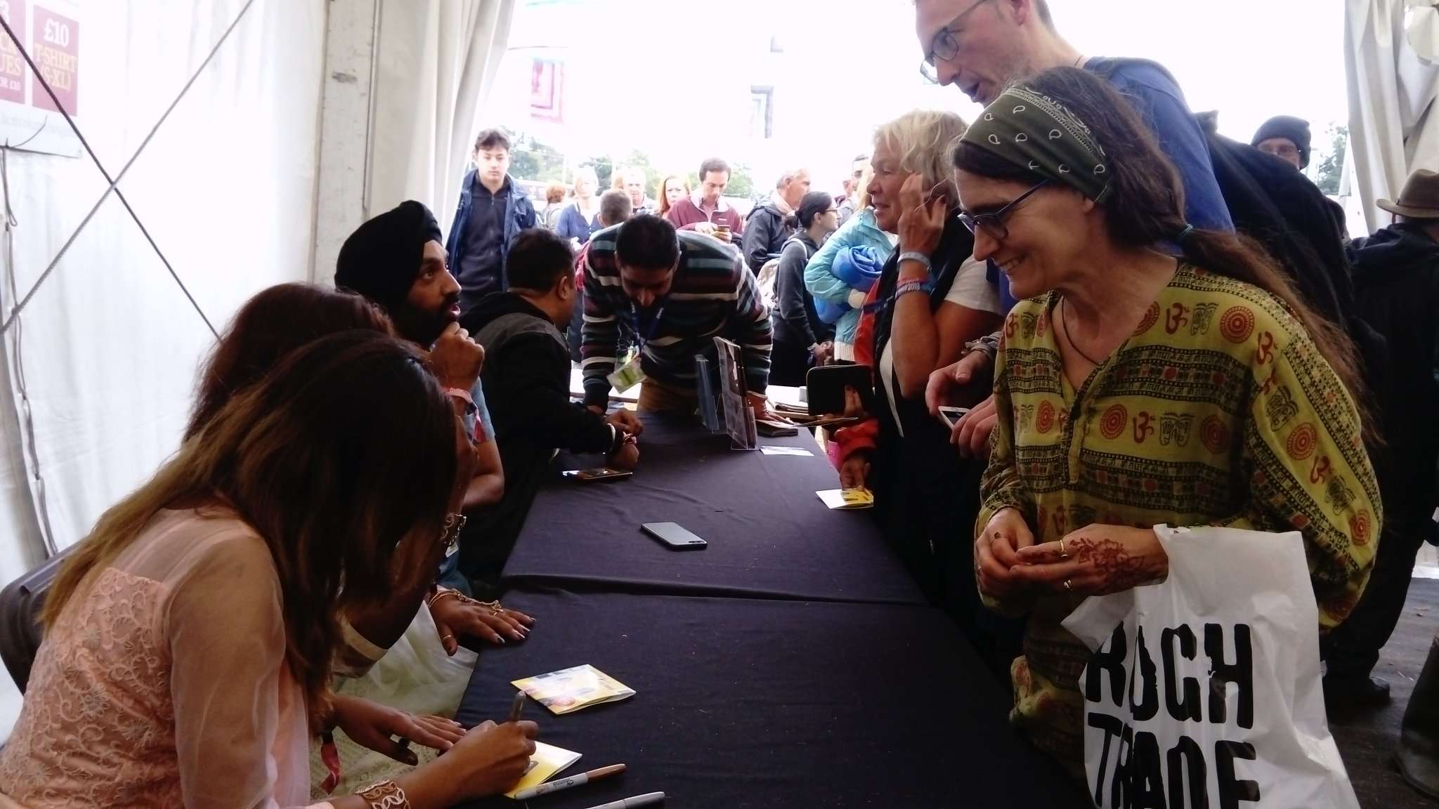 Hashmat Sultana CD Signing at WOMAD 2018