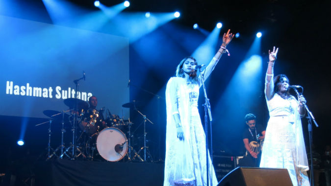 Hashmat Sultana performing at WOMAD Festival