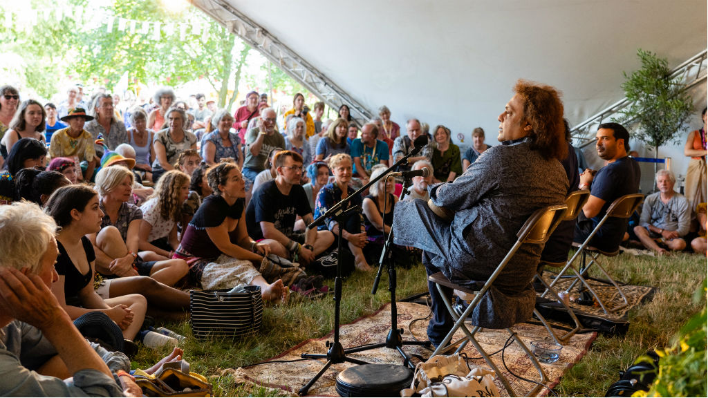 Anandi Bhattacharya at WOMAD - Rupert Russell Photography 