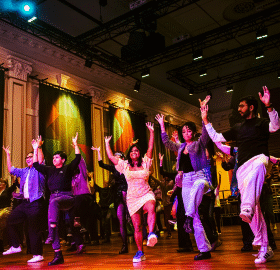 Exstatics dancers in the crowd at our inaugural Bhangra Sounds show in Bristol